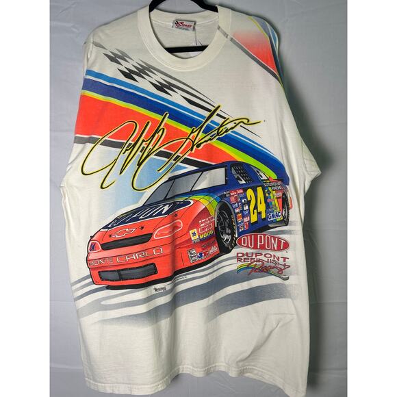 Chase Authentics Jeff Gordon Nascar All Over Dupont Racing Finish First #24 XXL - Picture 1 of 4